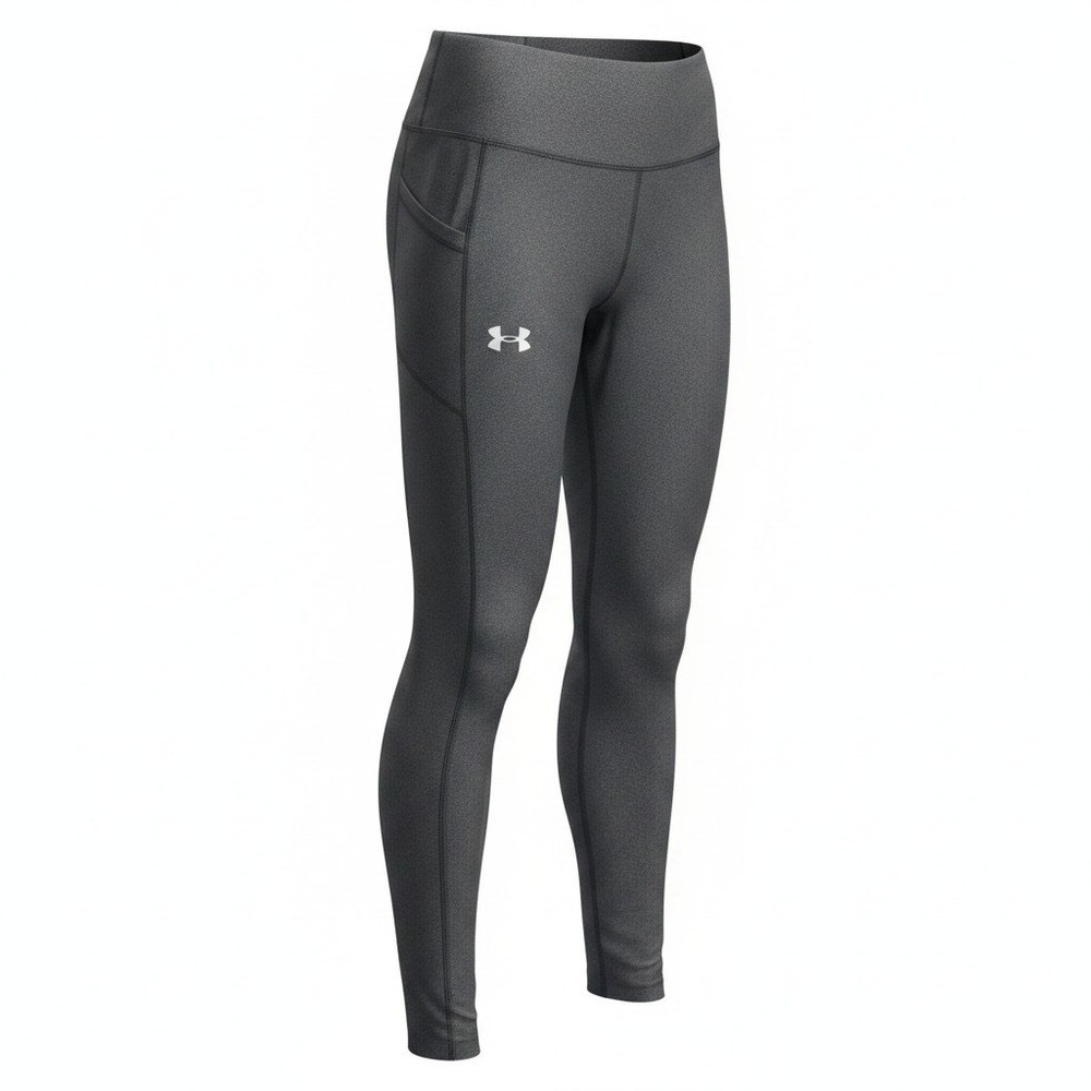 Leggings‎ Under Armour XSS Women Gray Excellent HeatGear Compression Pockets